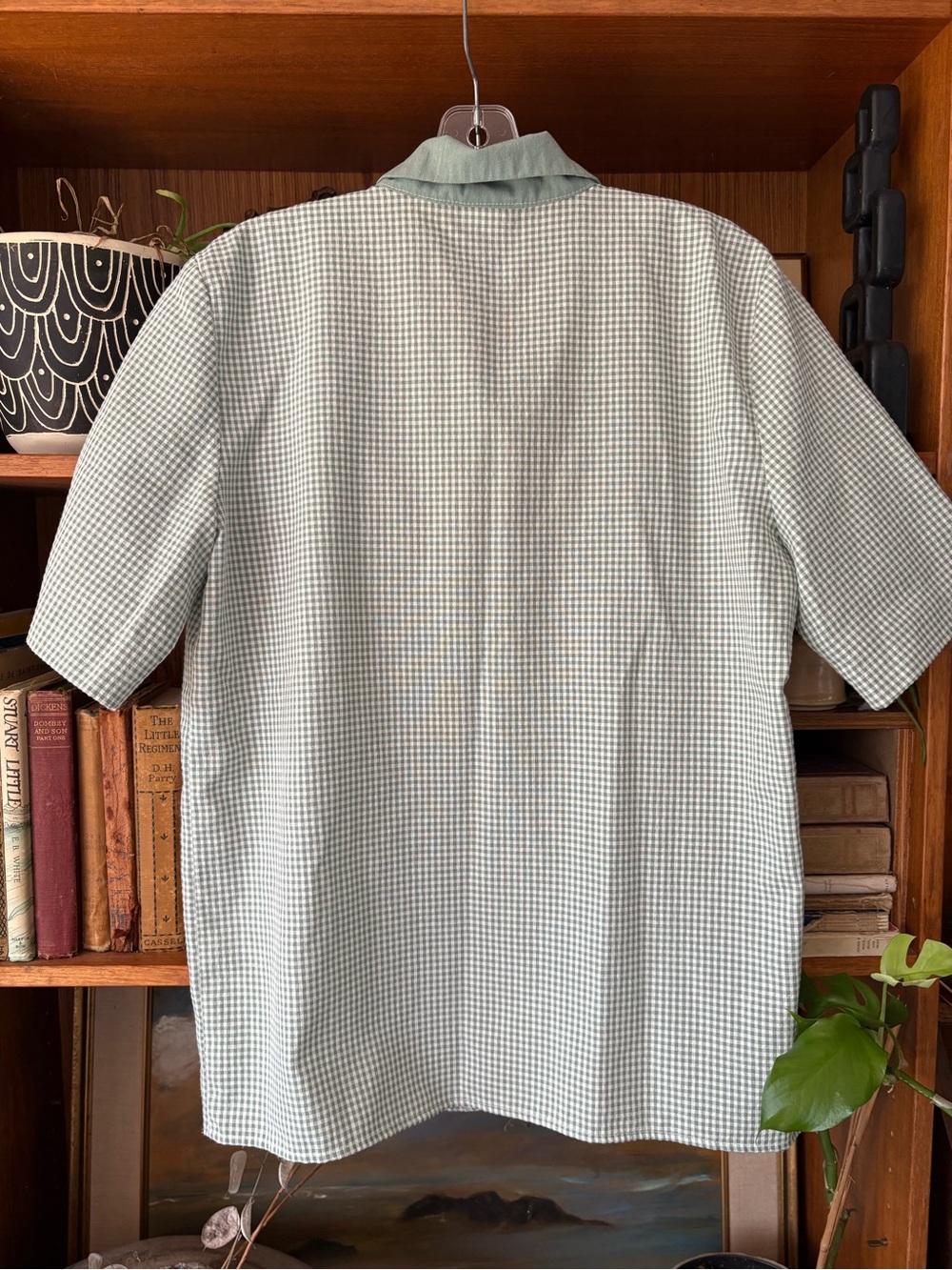90s Vintage Tennis Prep CottageCore Button Down M - Picture 6 of 6